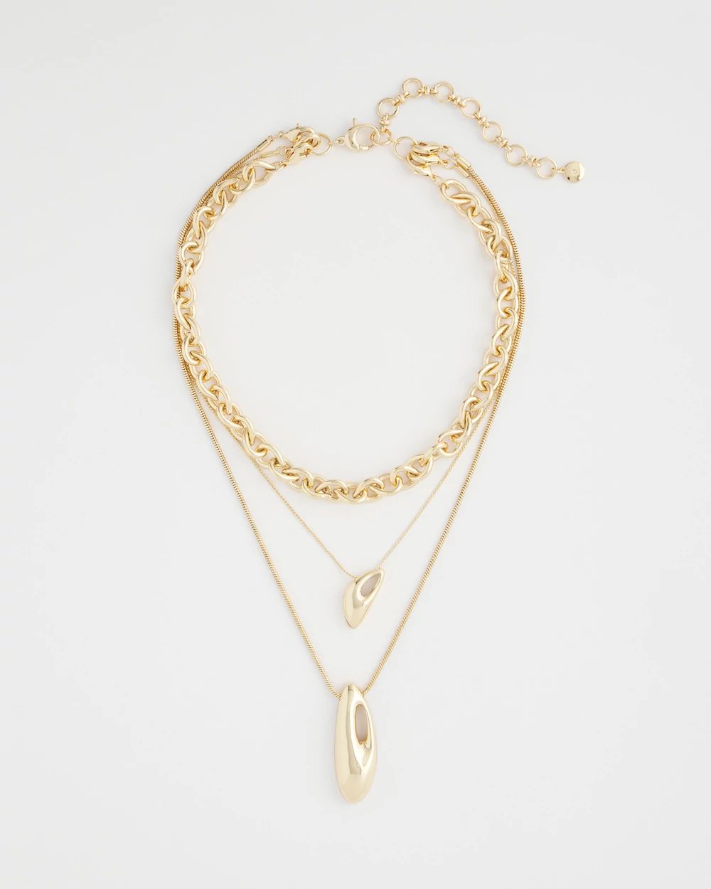 Convertible Three-Strand Pendant Necklace | Chico's